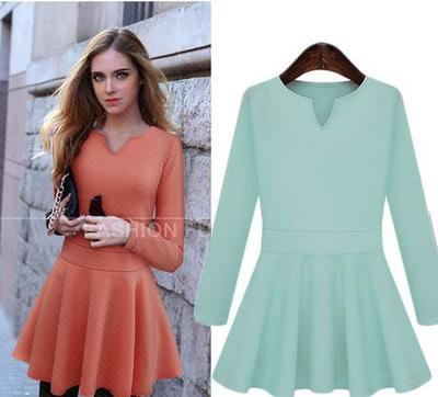 時光優(yōu)雅 歐洲站2014秋季女裝經典長袖連衣裙深度解讀